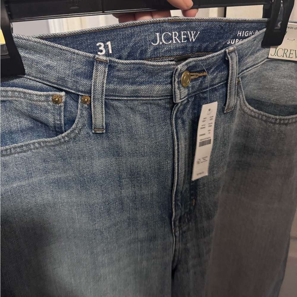 J. Crew Blue Flare & Wide Leg Jeans - Picture 6 of 7
